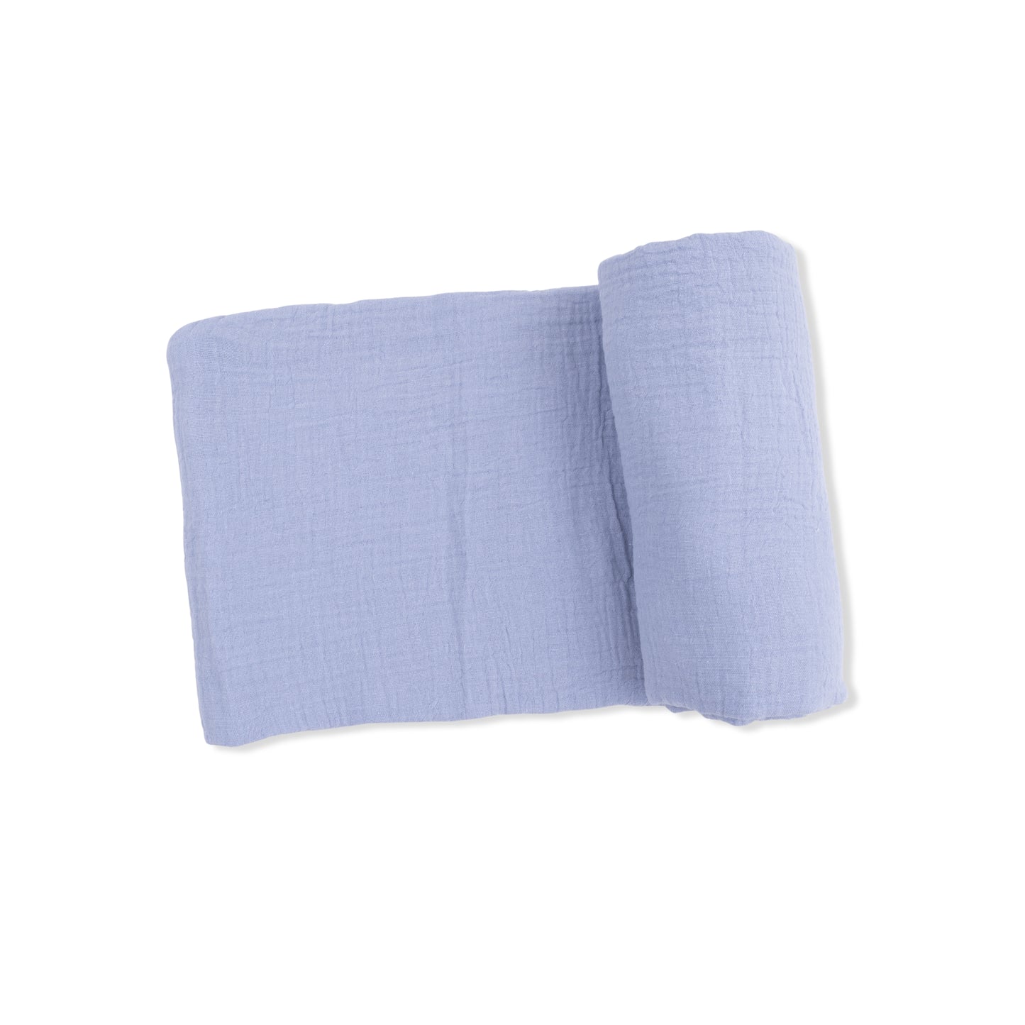 Solid Muslin Blue Blizzard - Swaddle Blanket-Angel Dear