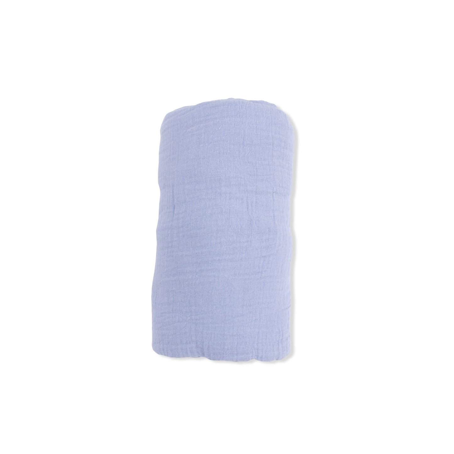 Solid Muslin Blue Blizzard - Swaddle Blanket-Angel Dear