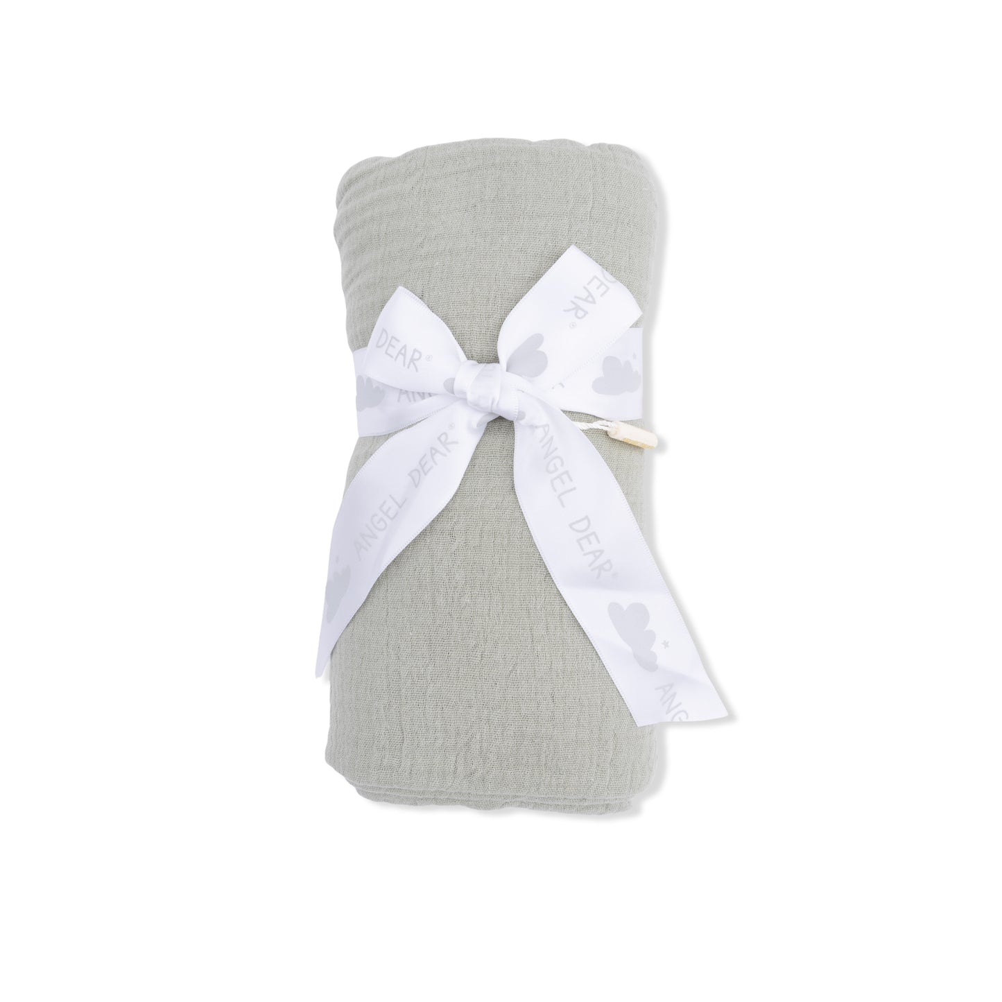 Solid Muslin Desert Green - Swaddle Blanket-Angel Dear