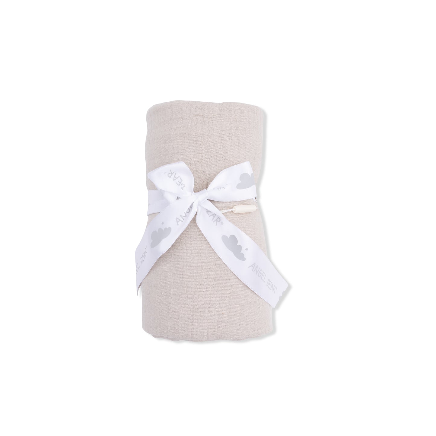 Solid Muslin French Oak - Swaddle Blanket-Angel Dear