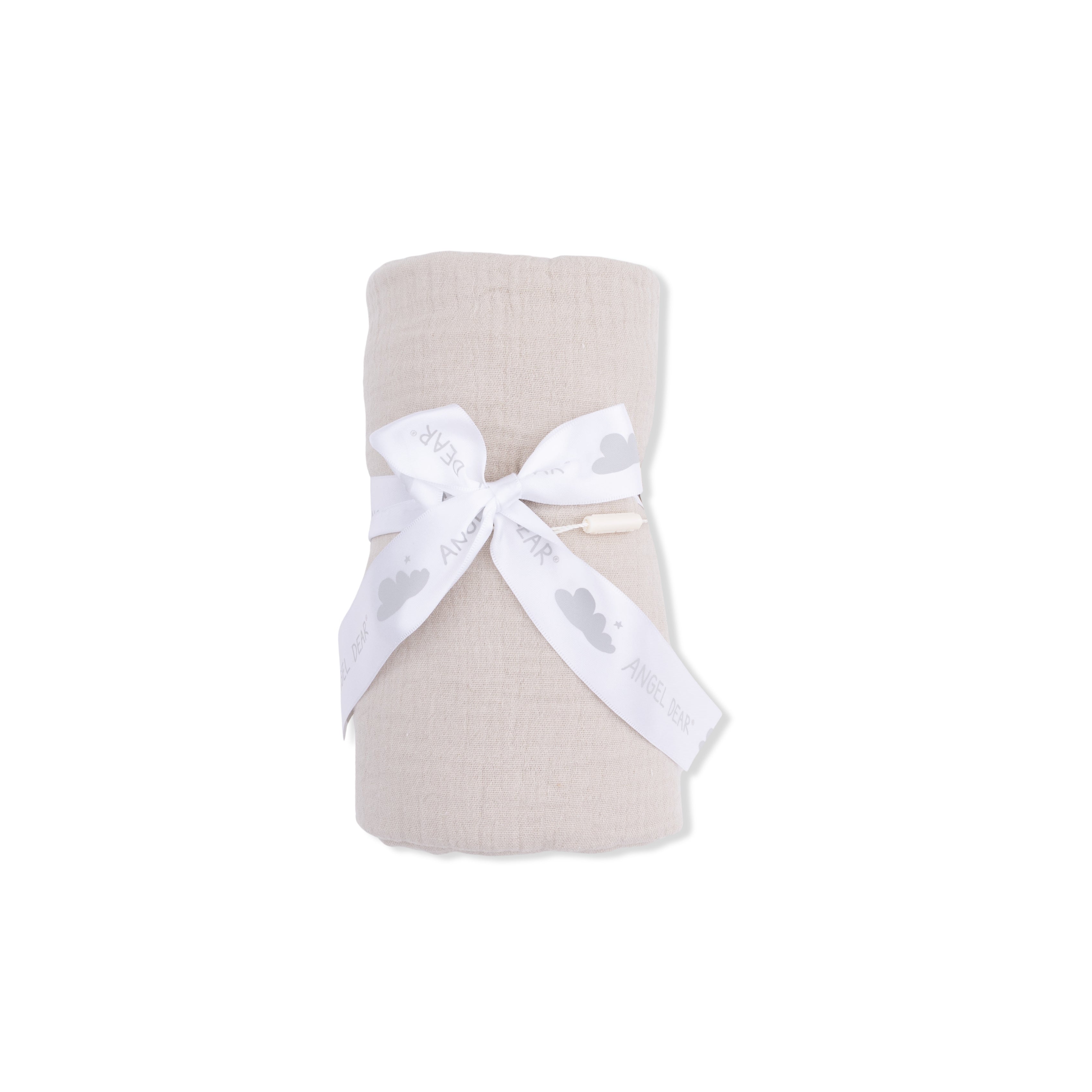 Solid Muslin French Oak - Swaddle Blanket-Angel Dear