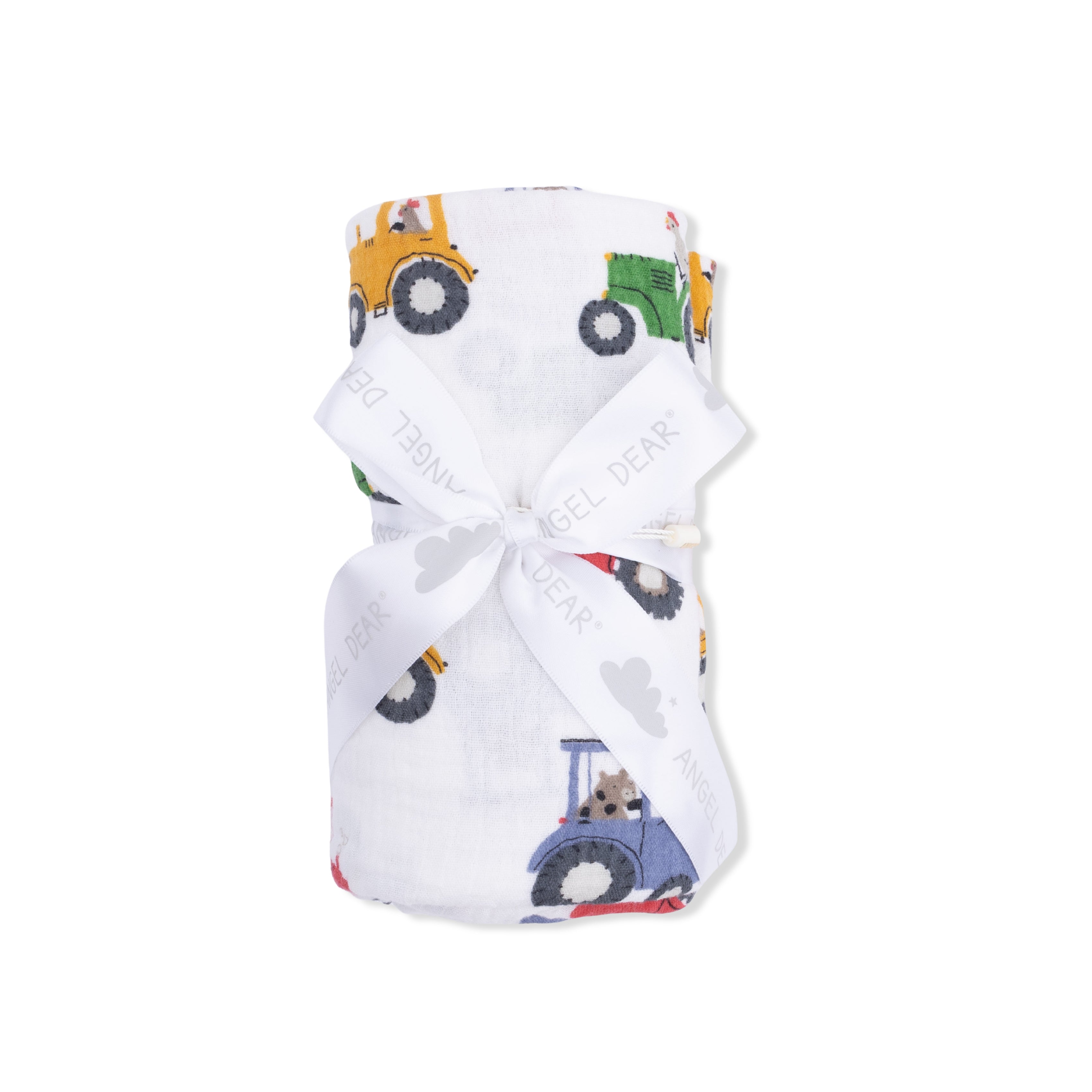 Tractor Friends - Swaddle Blanket-Angel Dear