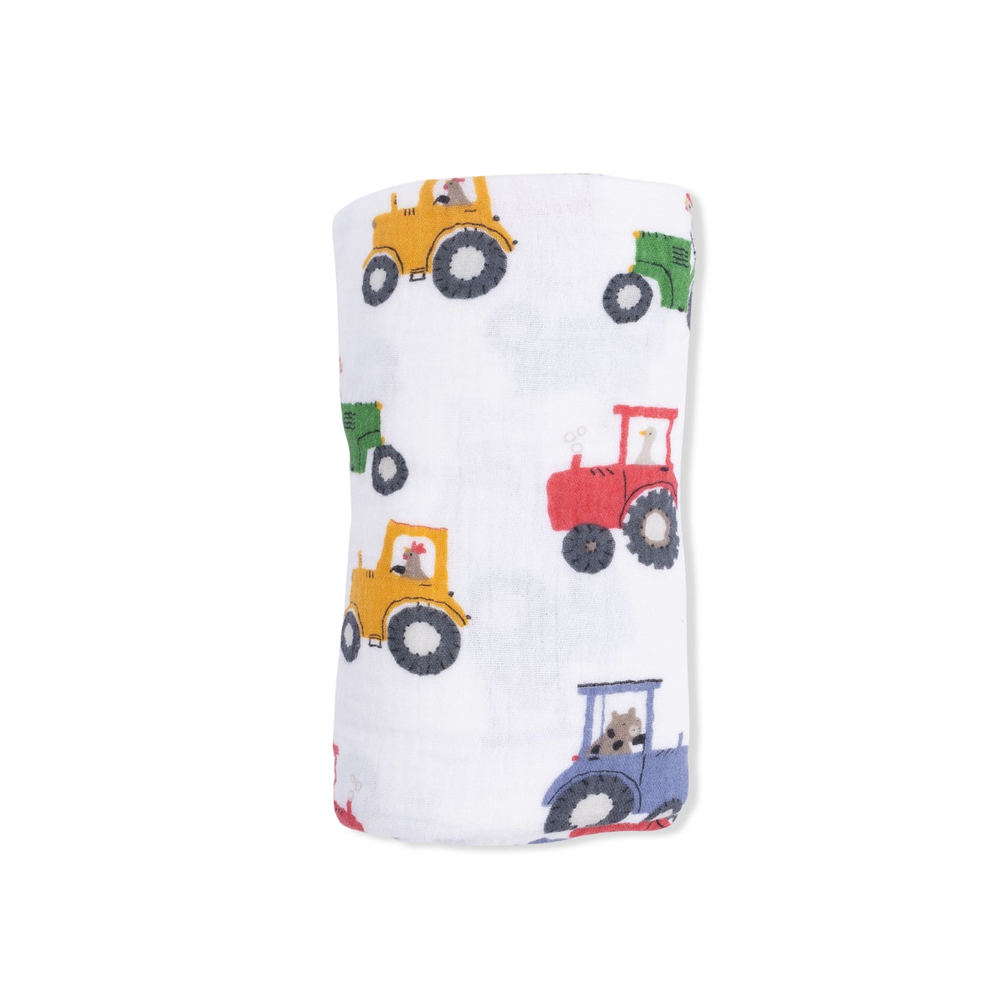 Tractor Friends - Swaddle Blanket-Angel Dear
