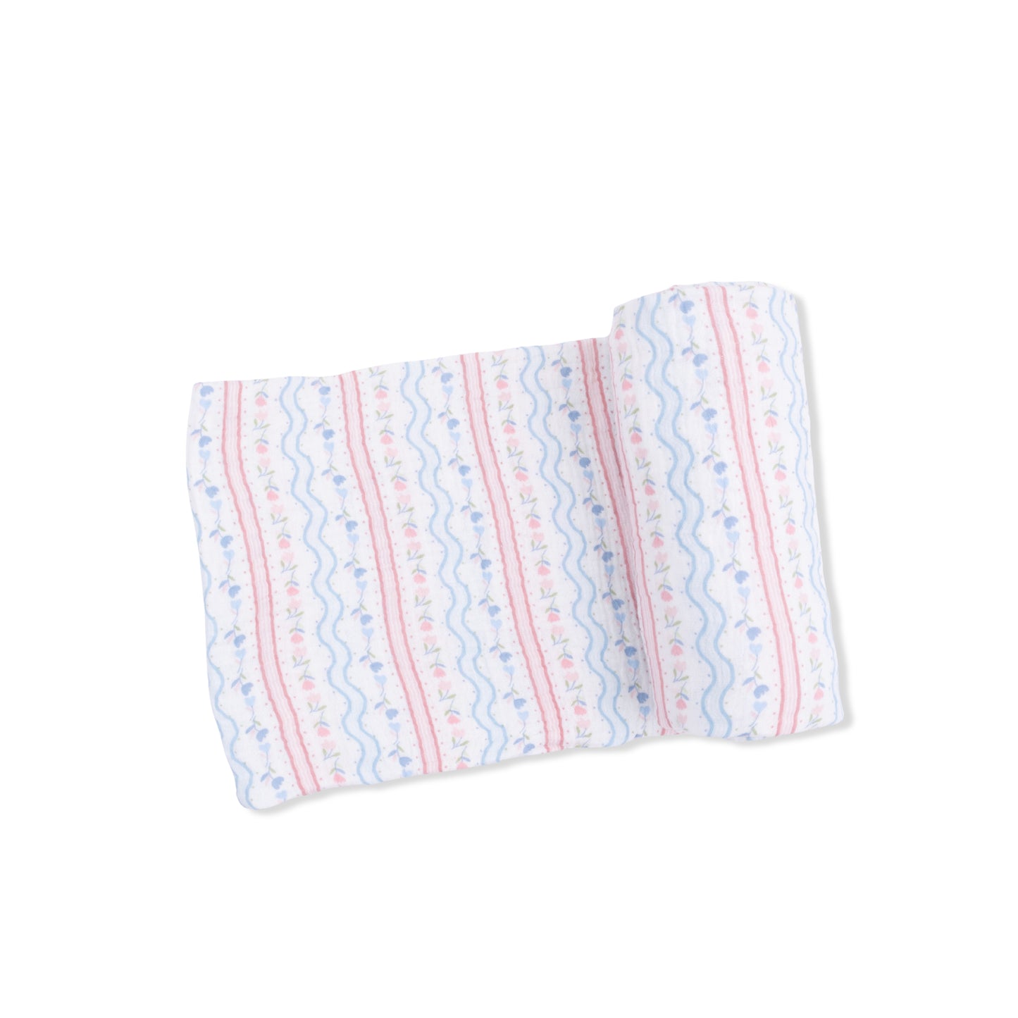 Tulip Stripe - Swaddle Blanket-Angel Dear