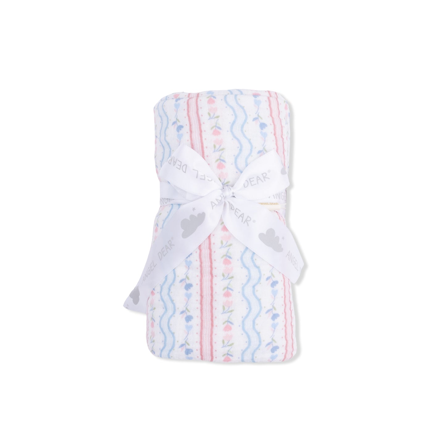 Tulip Stripe - Swaddle Blanket-Angel Dear