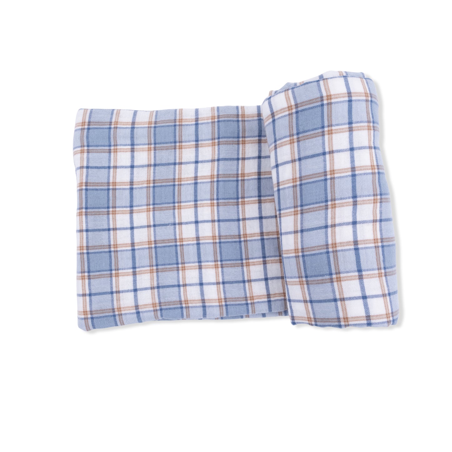 Western Boot Plaid - Swaddle Blanket-Angel Dear