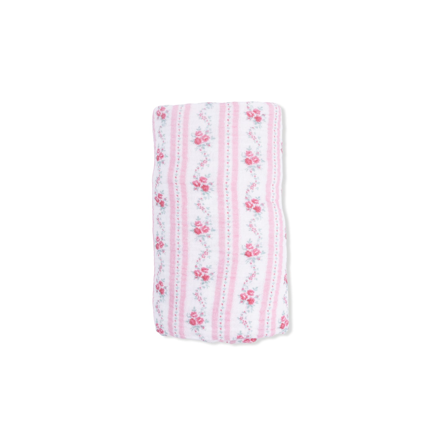 Winding Roses Stripe - Swaddle Blanket-Angel Dear