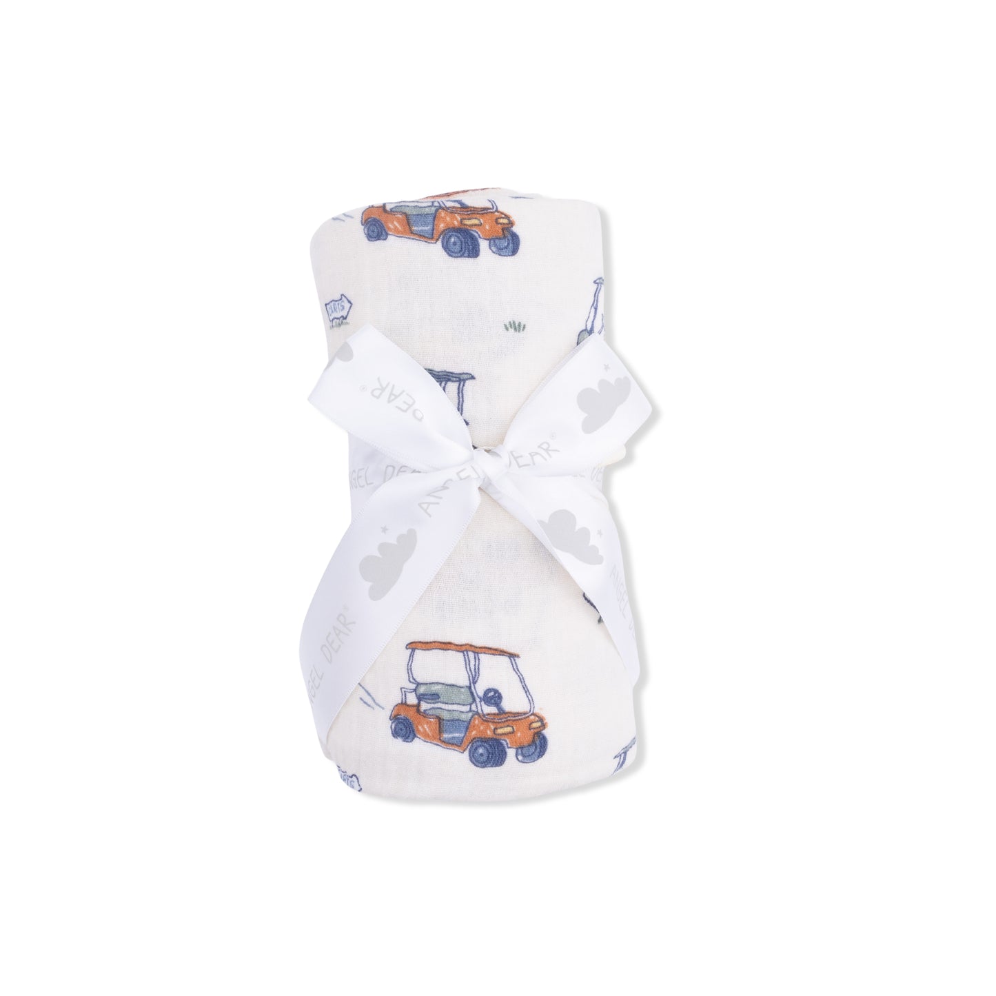 Zooming Golf Carts - Swaddle Blanket-Angel Dear