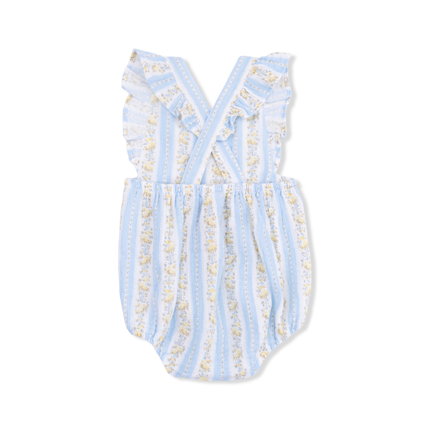 Odalys Floral Stripe - Sunsuit & Headband-Angel Dear