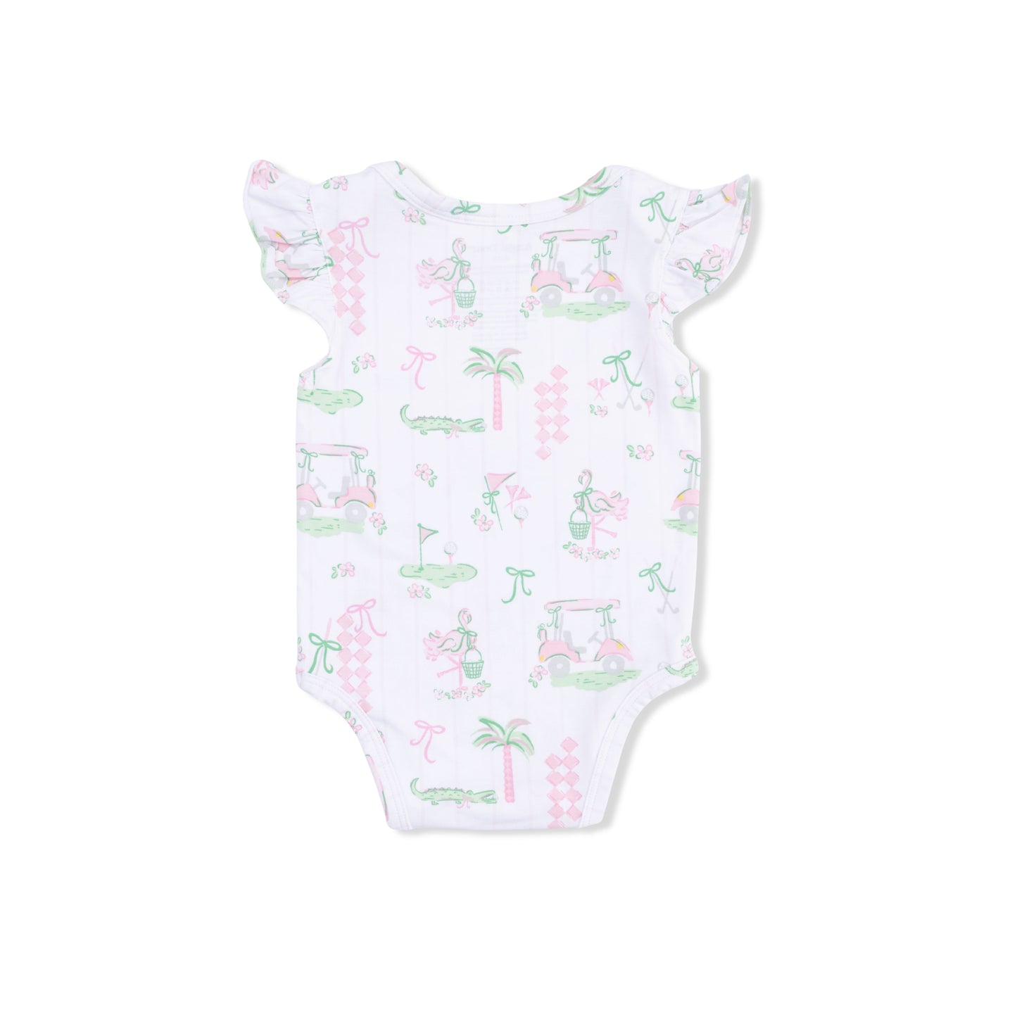 Pretty Golf - Ruffle Sleeve Bodysuit-Angel Dear