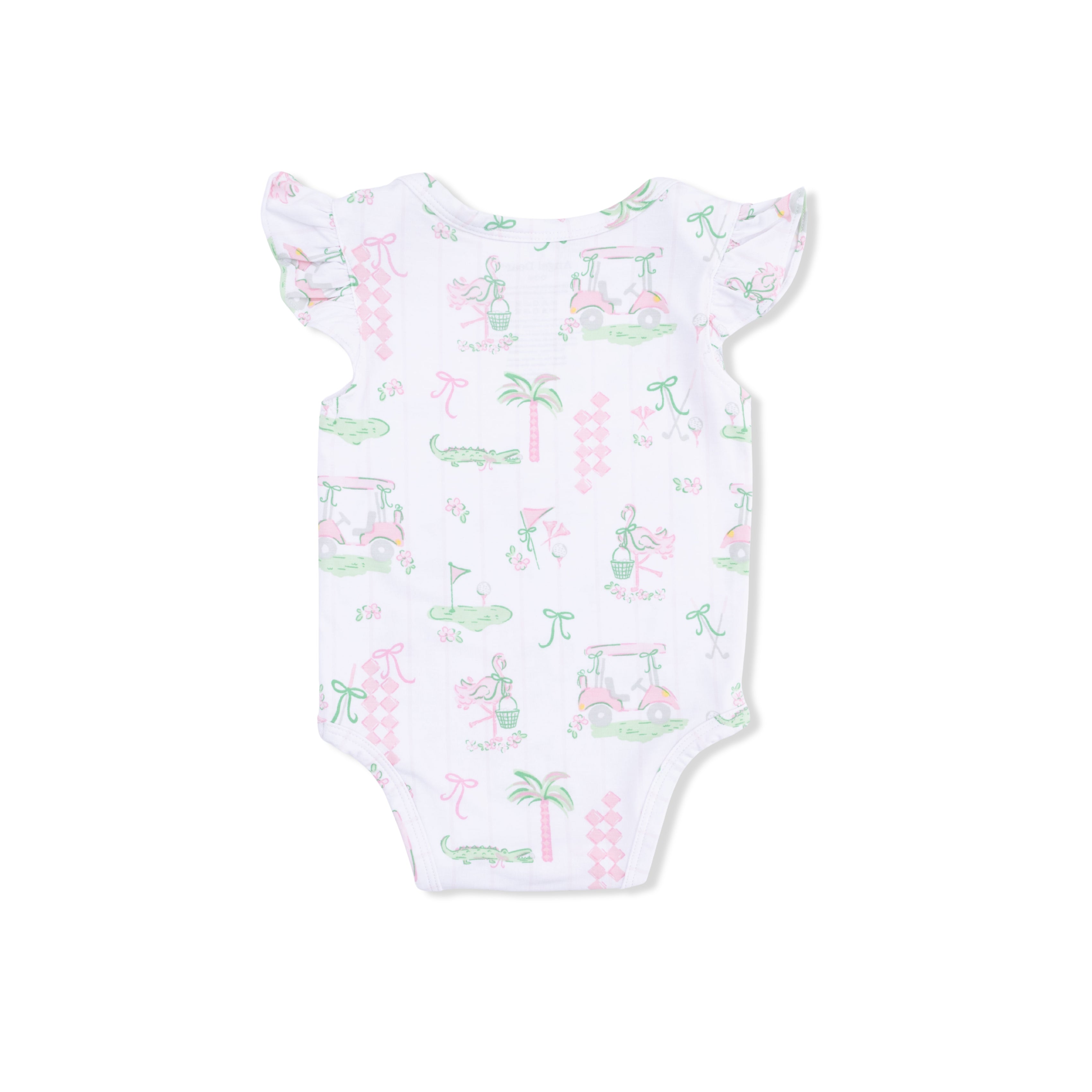 Pretty Golf - Ruffle Sleeve Bodysuit-Angel Dear