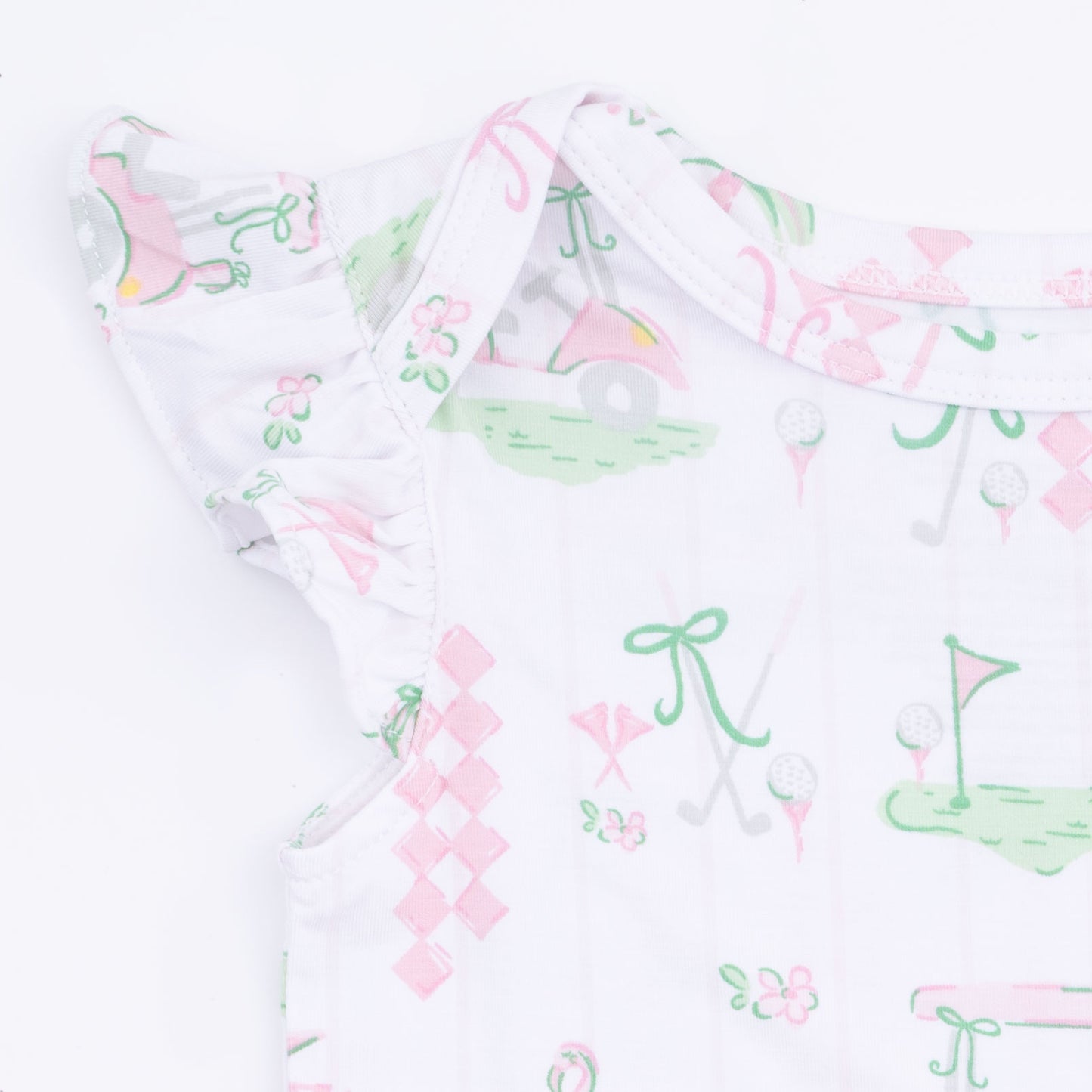 Pretty Golf - Ruffle Sleeve Bodysuit