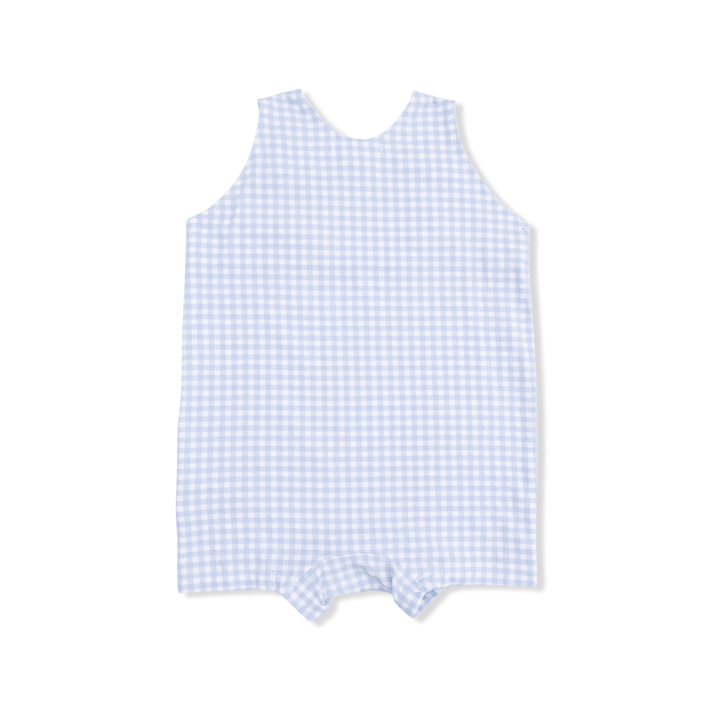 Cute Farm Animals Applique  - Overall Shortie with Short Sleeve Bodysuit-Angel Dear