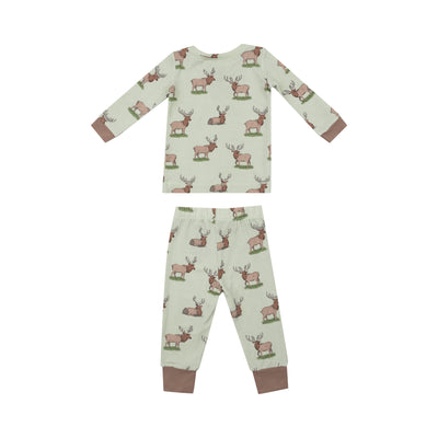 L/S Loungewear Set - Elk-Angel Dear