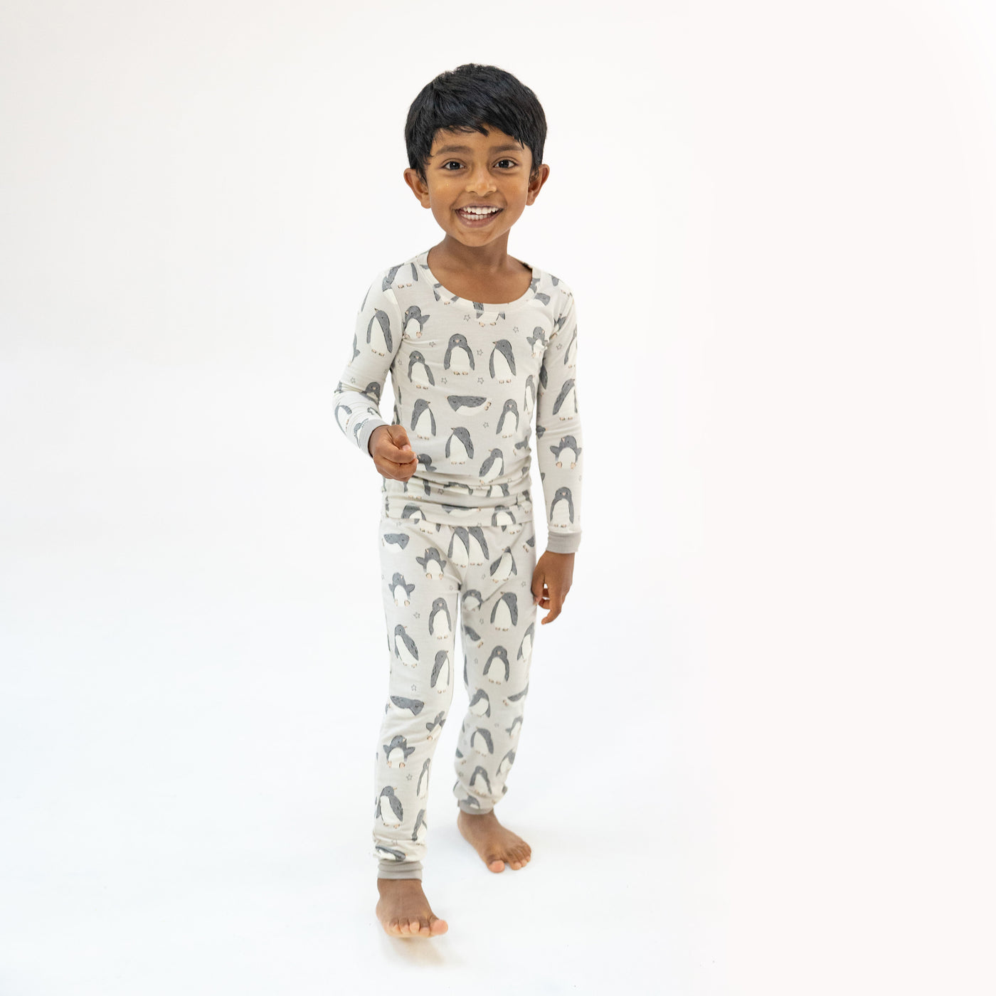 L/S Loungewear Set - Penguin Pals-Angel Dear