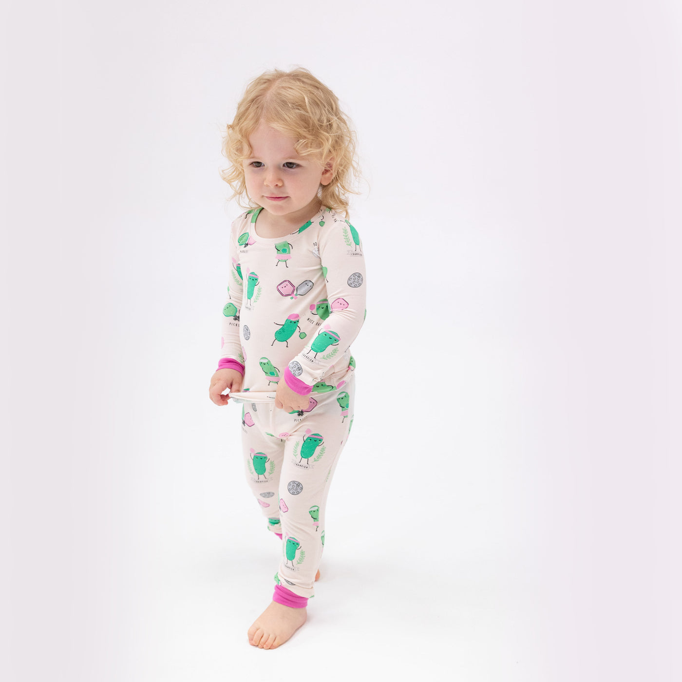 Bamboo Loungewear - Pickleball Pink-Angel Dear