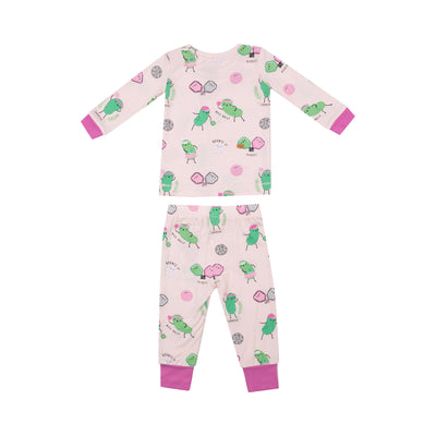 Bamboo Loungewear - Pickleball Pink-Angel Dear