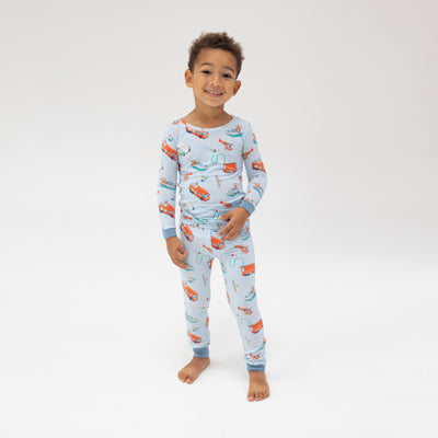 L/S Loungewear Set - Rescue Vehicle Dogs-Angel Dear