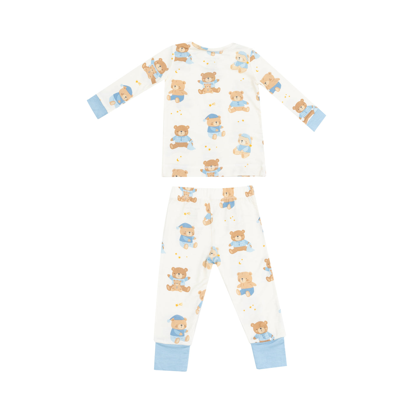 L/S Loungewear Set - Teddy Bears Blue-Angel Dear