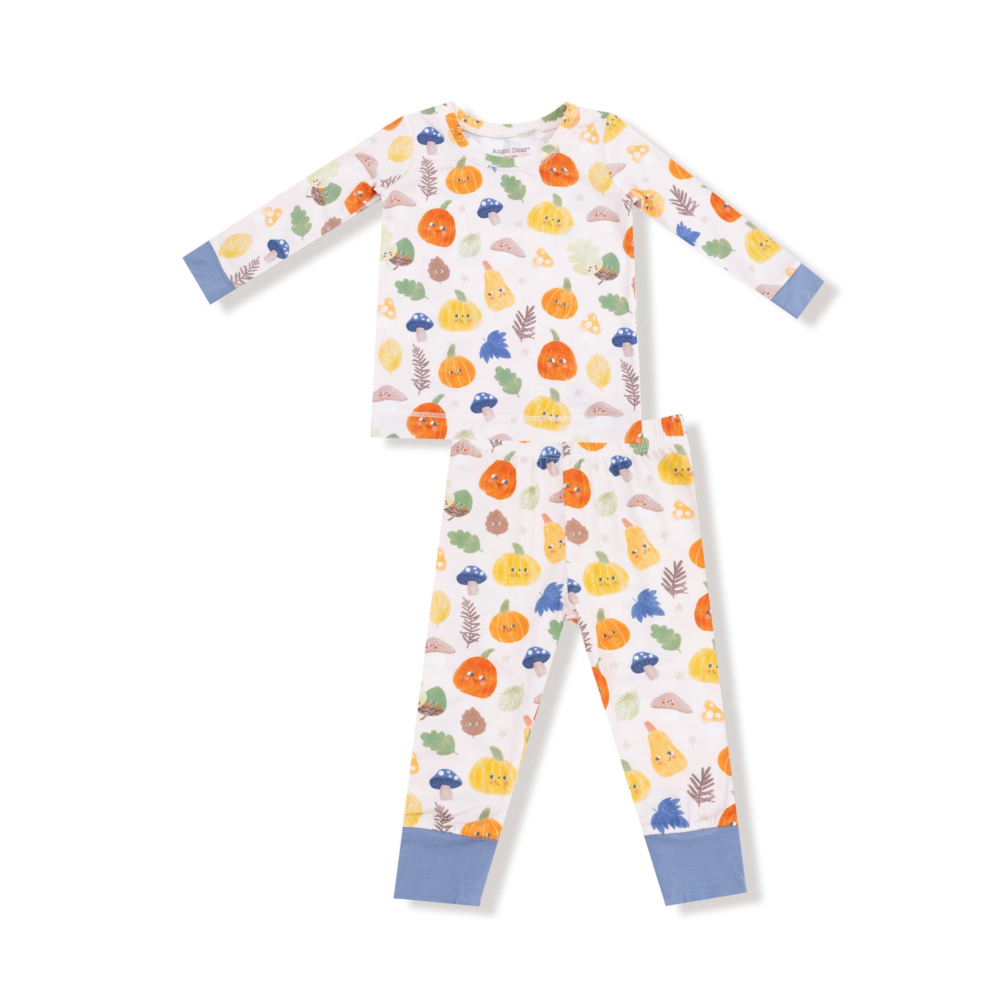 Long Sleeve Loungewear Set in our  Autumn Pumpkins print from Angel Dear