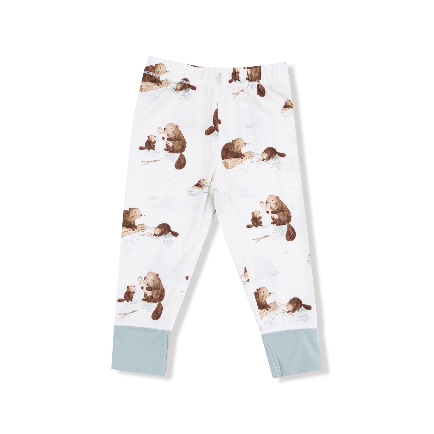 Long Sleeve Loungewear Set in our  Baby Beavers print from Angel Dear