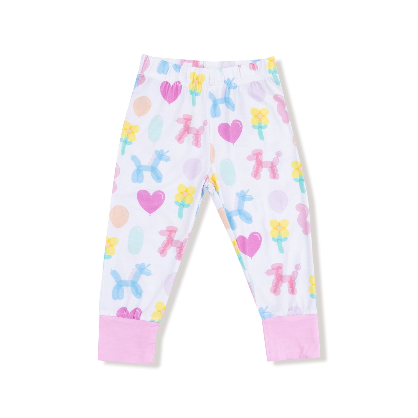 Long Sleeve Loungewear Set in our  Balloon Animals Pink print from Angel Dear