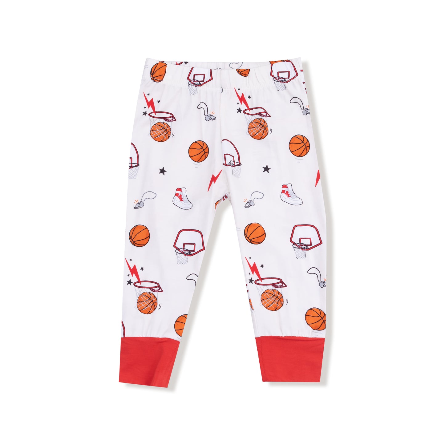 Long Sleeve Loungewear Set in our  Basketball Uni print from Angel Dear
