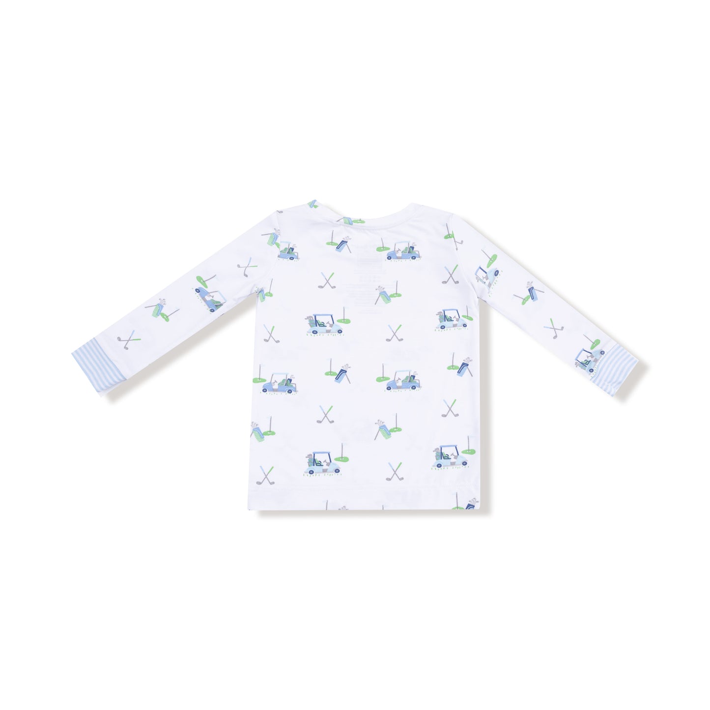 Long Sleeve Loungewear Set in our  Baby Golf Carts - Blue print from Angel Dear