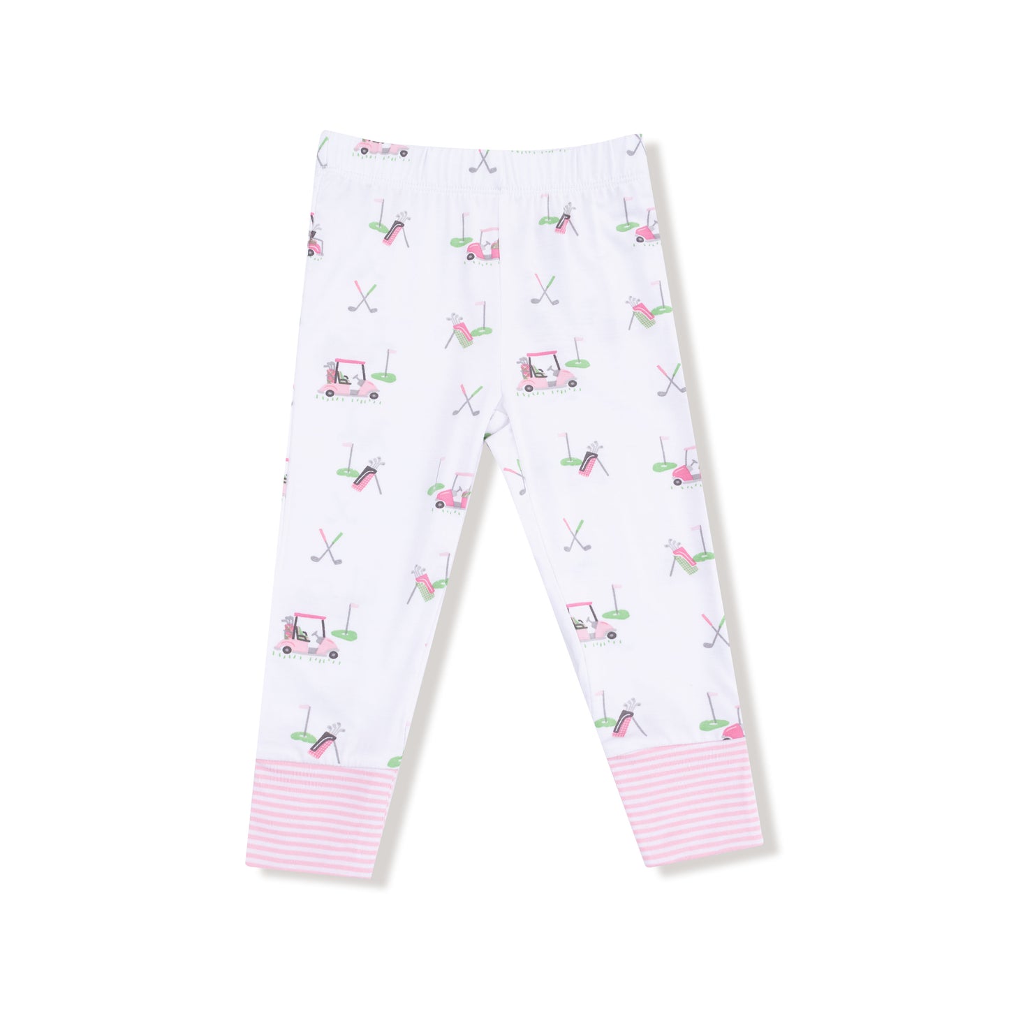 Long Sleeve Loungewear Set in our  Baby Golf Carts - Pink print from Angel Dear