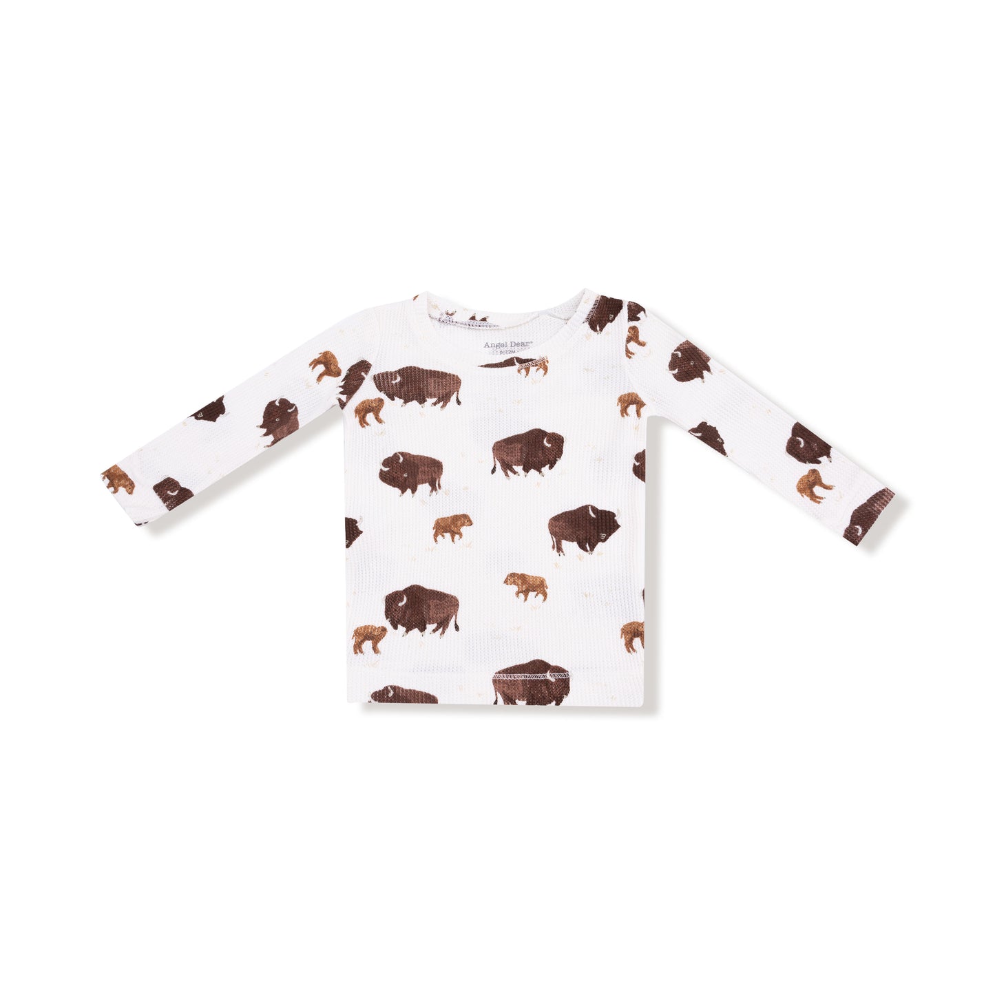 Long Sleeve Loungewear Set in our  Bison print from Angel Dear