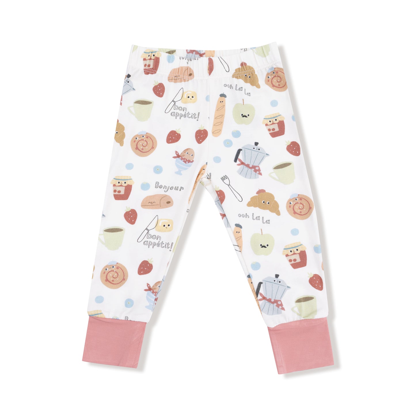 Long Sleeve Loungewear Set in our  Bonjour Breakfast print from Angel Dear