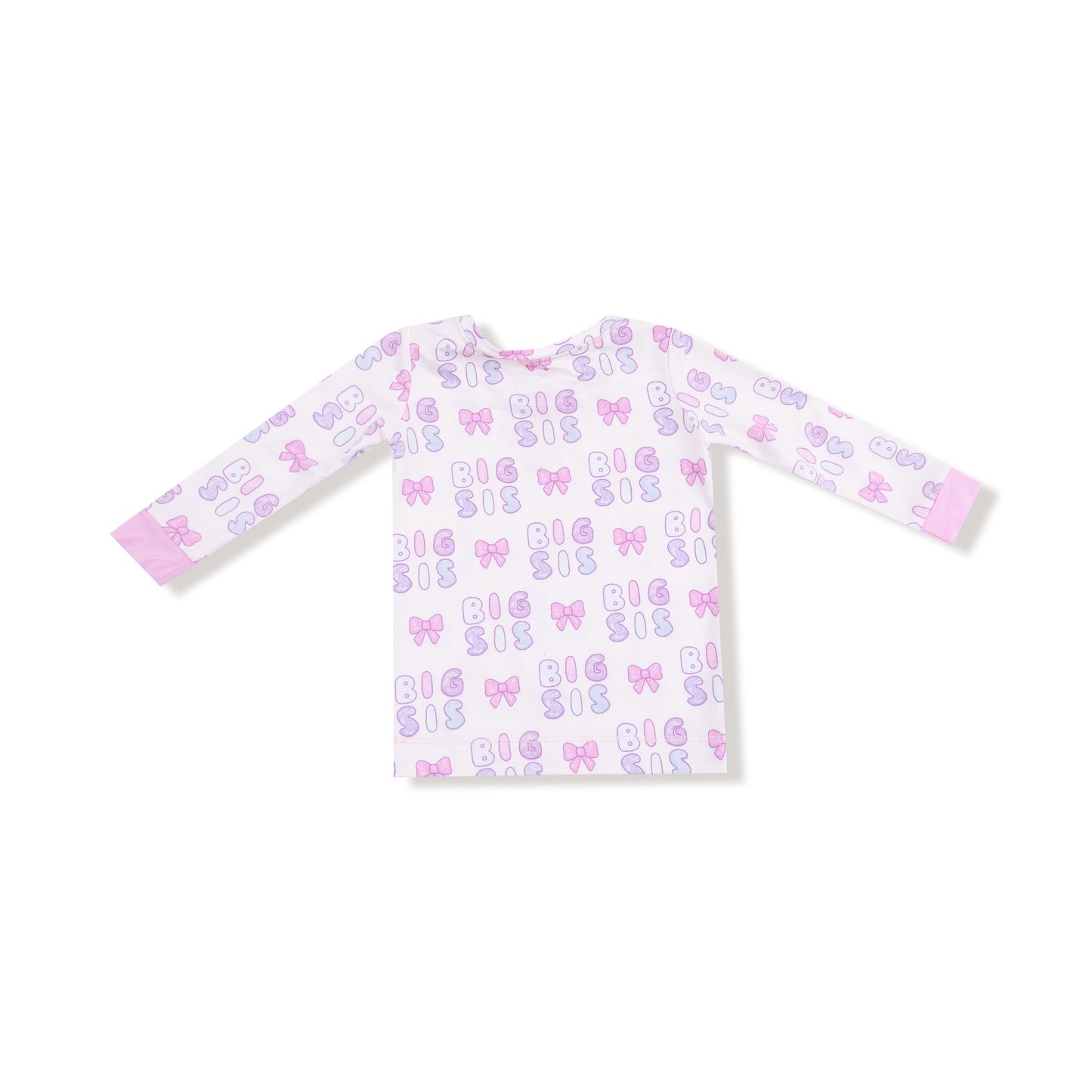 Long Sleeve Loungewear Set in our  Big Sis print from Angel Dear