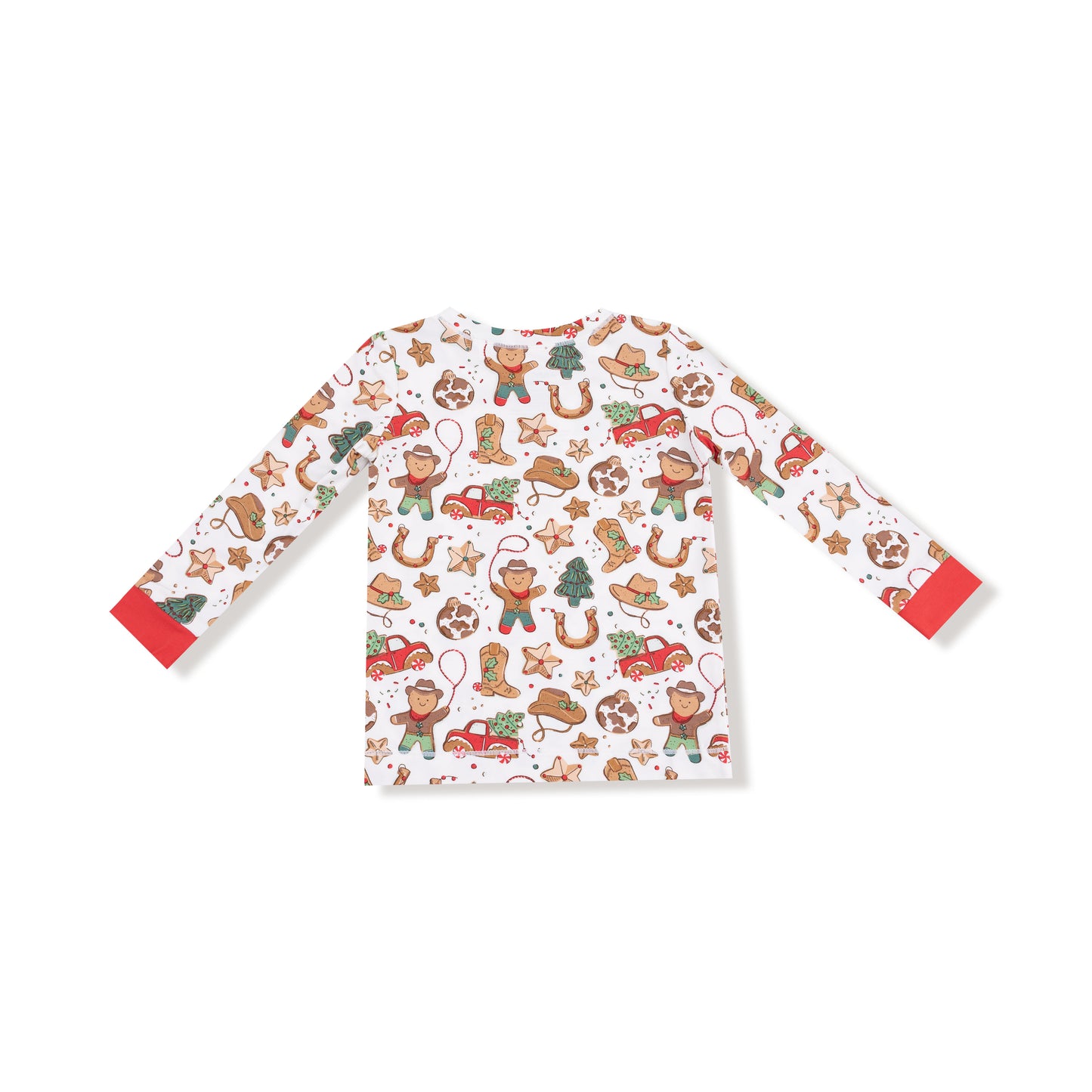 Long Sleeve Loungewear Set in our  Cowboy Christmas print from Angel Dear