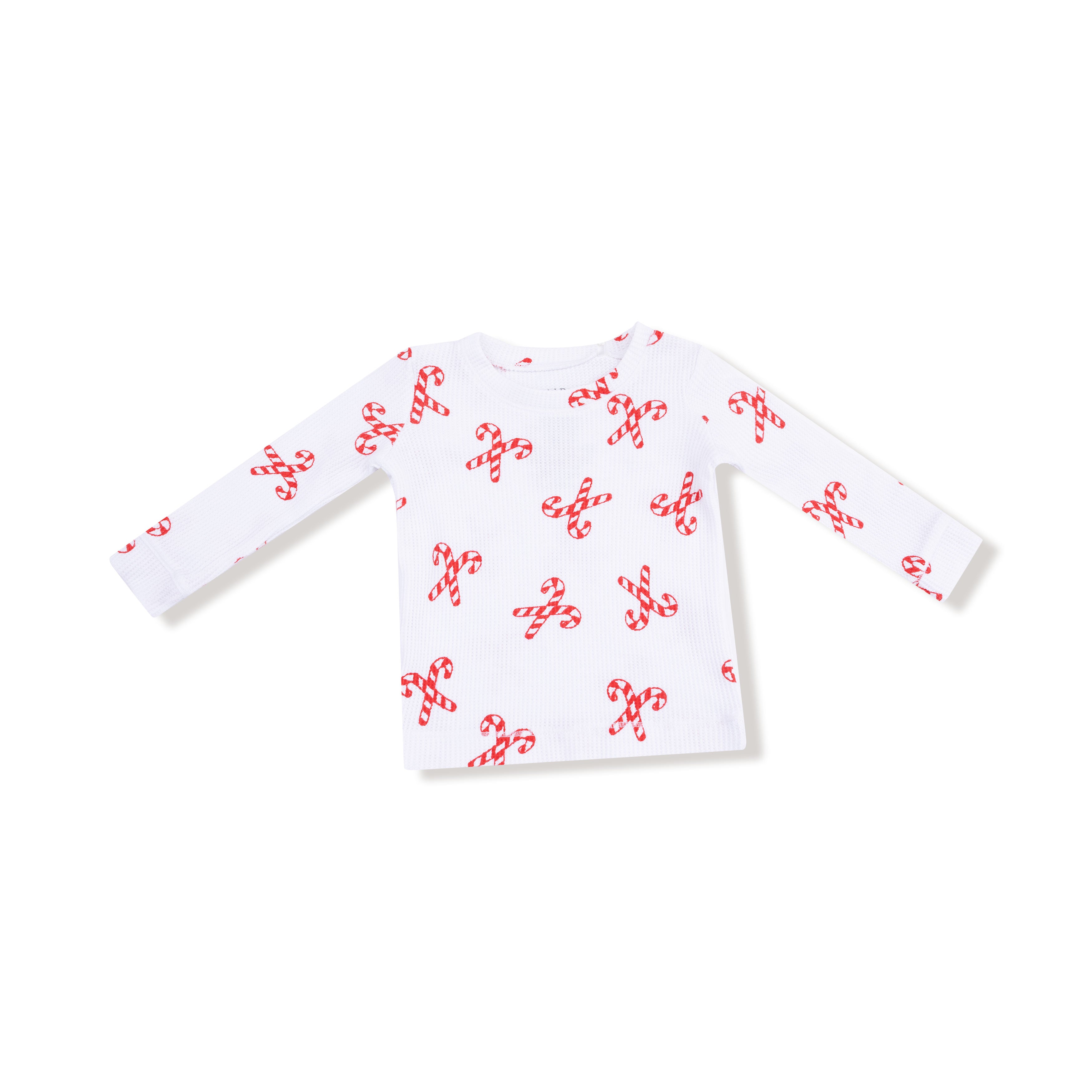 Long Sleeve Loungewear Set in our  Candy Canes print from Angel Dear