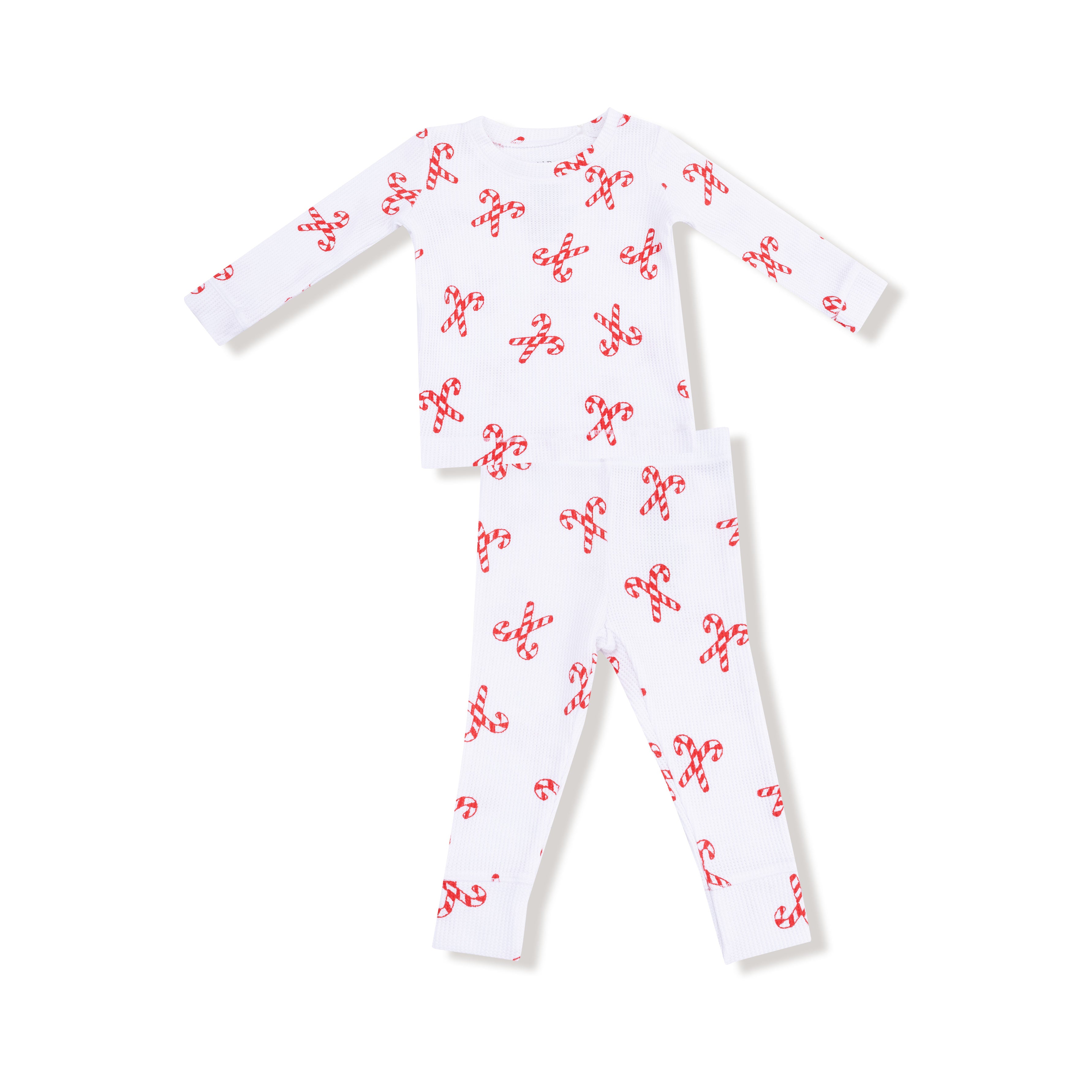 Long Sleeve Loungewear Set in our  Candy Canes print from Angel Dear