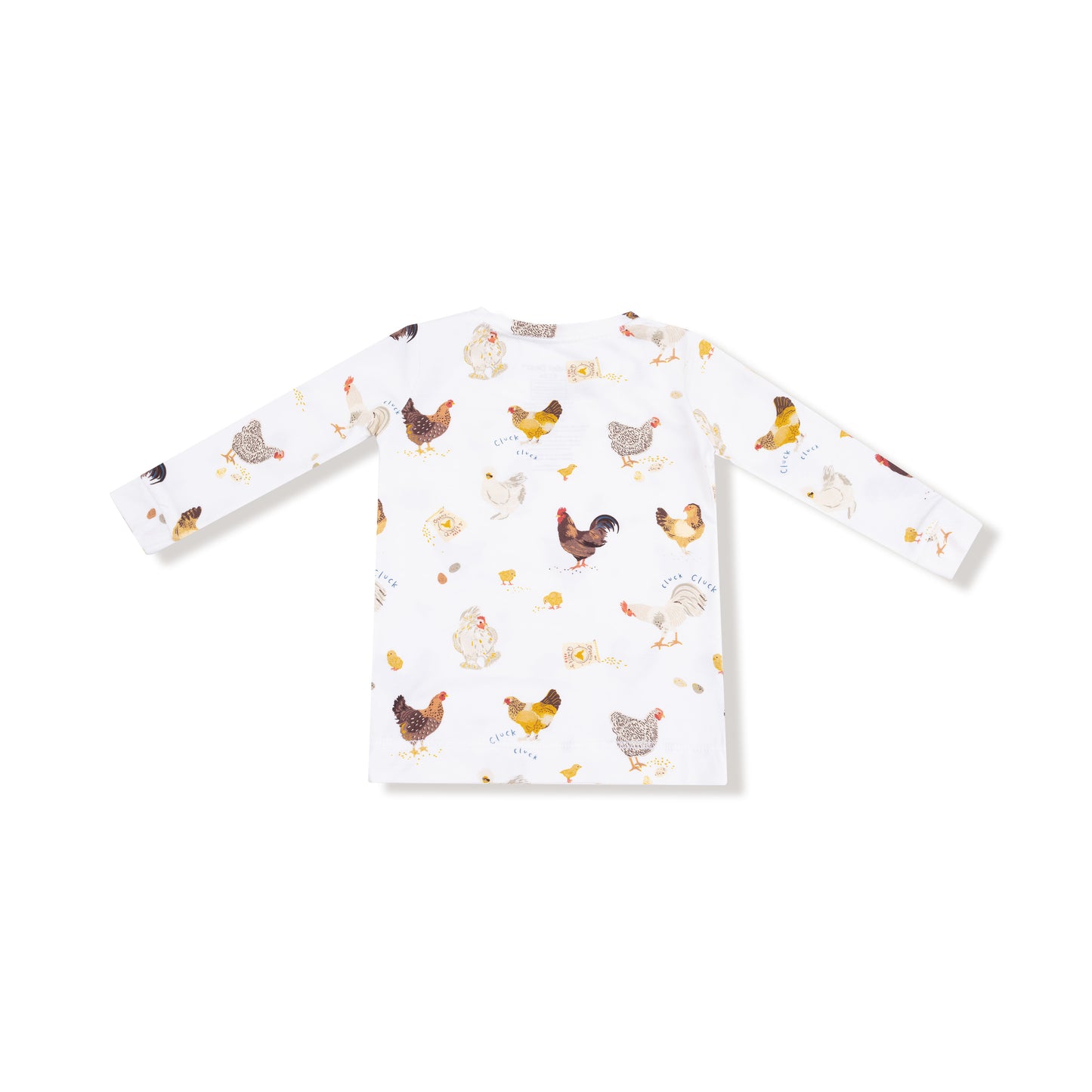 Long Sleeve Loungewear Set in our  Collector Chickens - Unisex print from Angel Dear