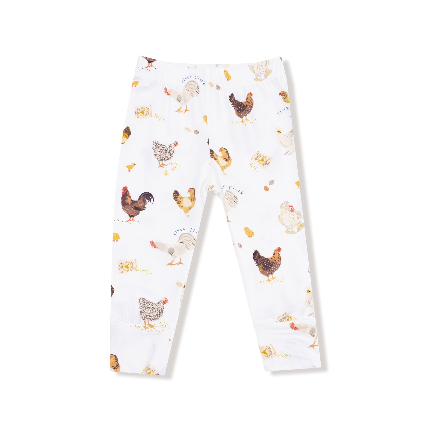 Long Sleeve Loungewear Set in our  Collector Chickens - Unisex print from Angel Dear
