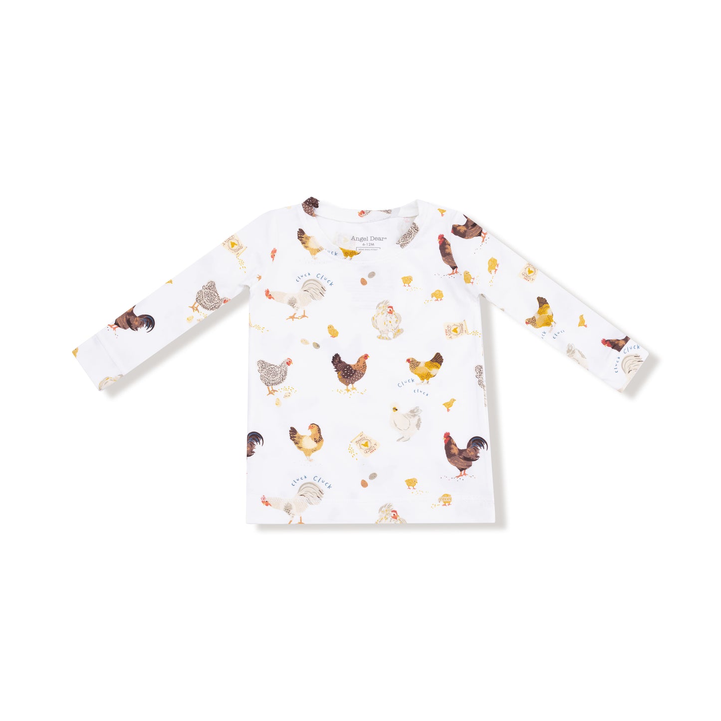 Long Sleeve Loungewear Set in our  Collector Chickens - Unisex print from Angel Dear