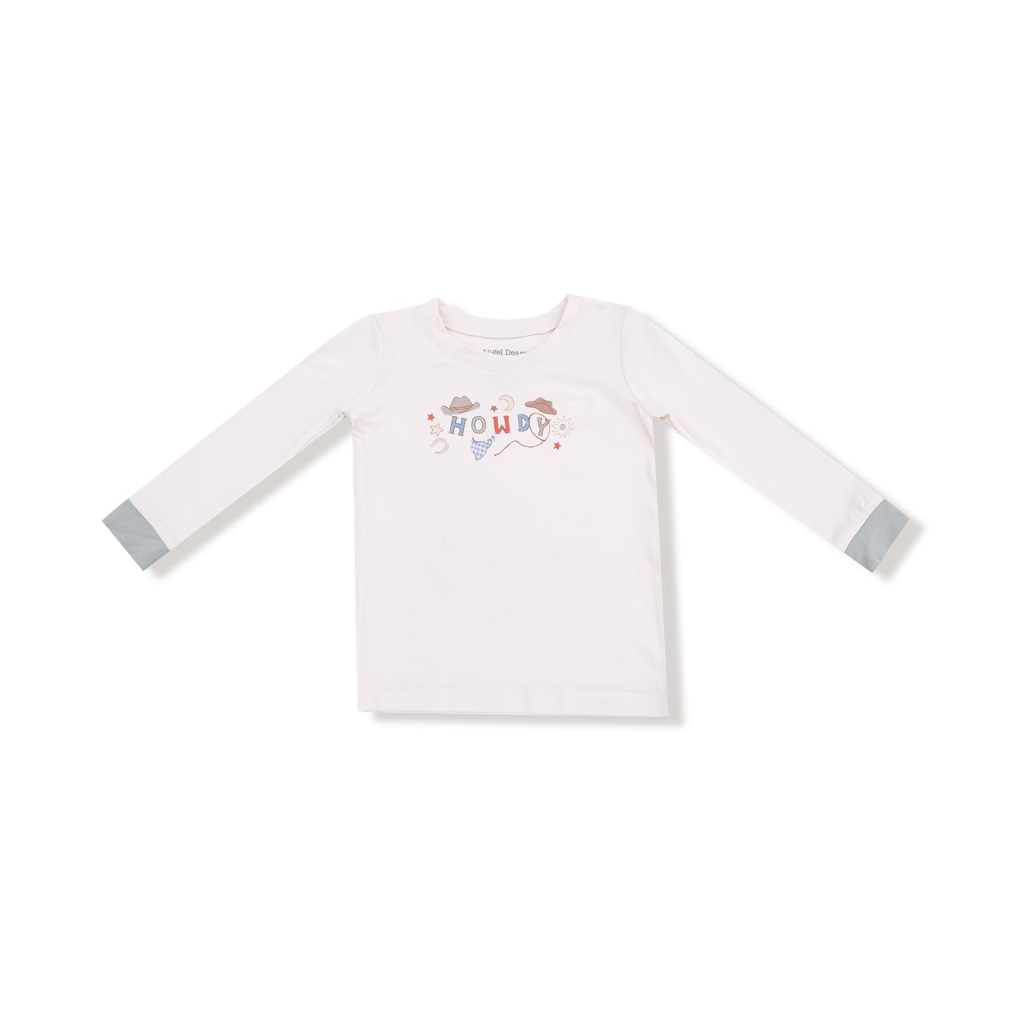 Long Sleeve Loungewear Set in our  Cowboy Dogs print from Angel Dear