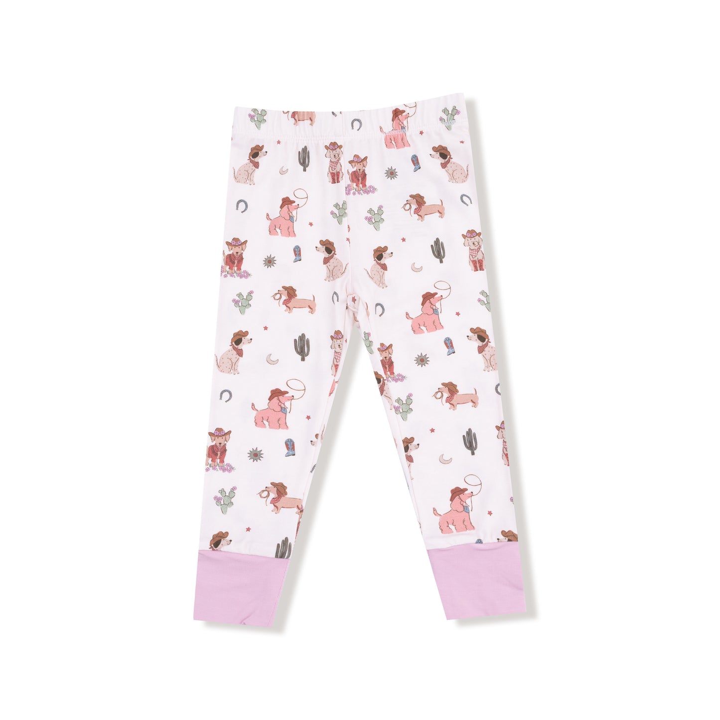 Long Sleeve Loungewear Set in our  Cowgirl Dogs print from Angel Dear