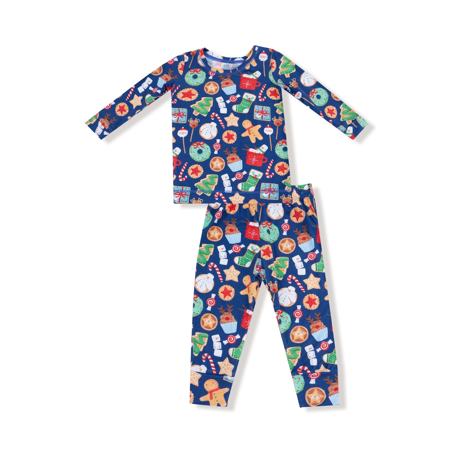 Long Sleeve Loungewear Set in our  Christmas Treats print from Angel Dear