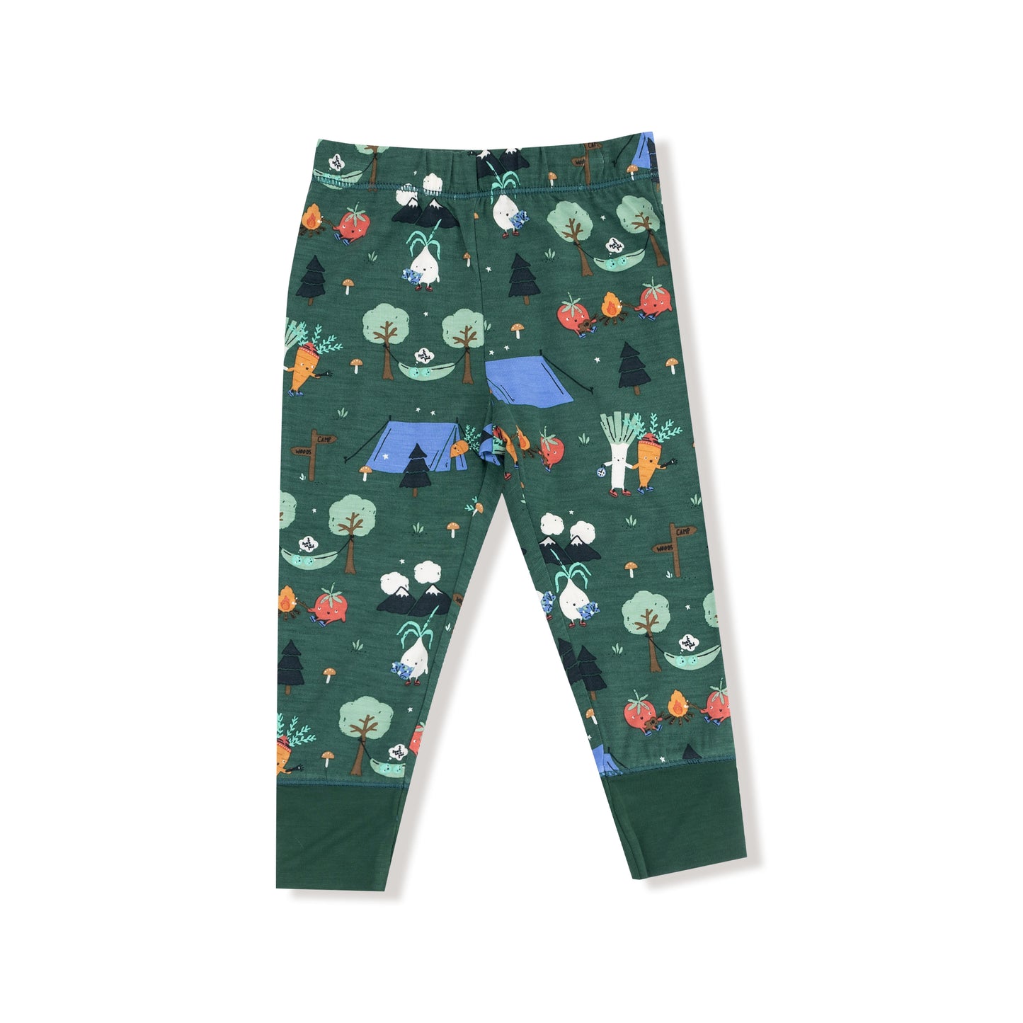 Long Sleeve Loungewear Set in our  Camping Veggies print from Angel Dear