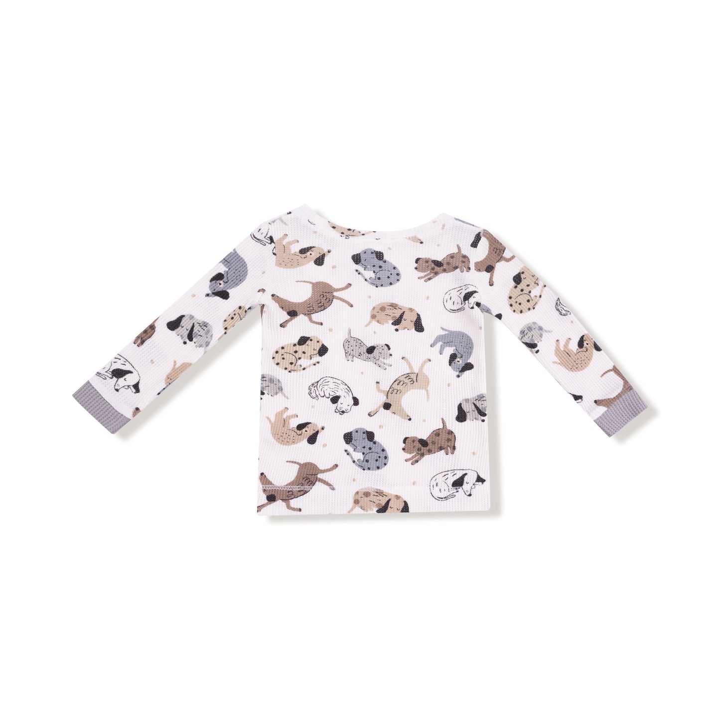 Long Sleeve Loungewear Set in our  Cozy Pups print from Angel Dear
