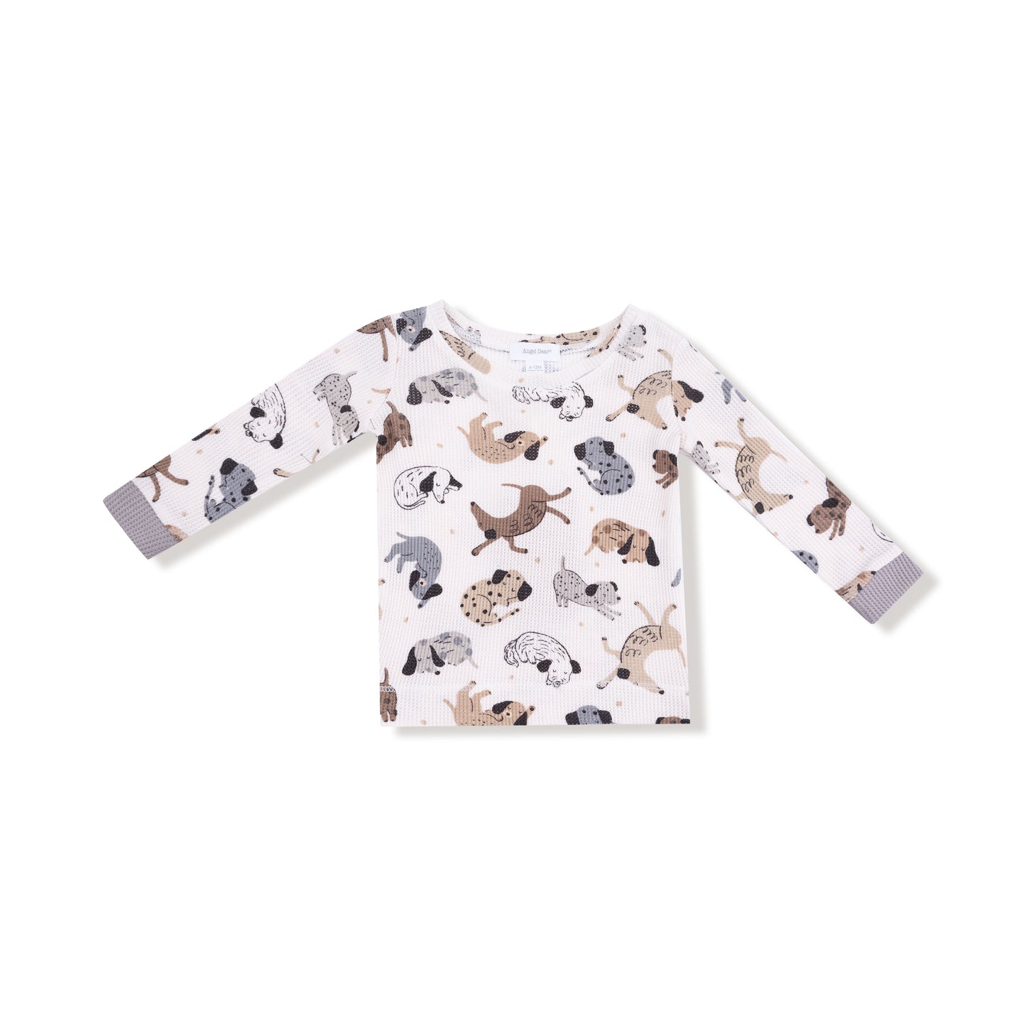Long Sleeve Loungewear Set in our  Cozy Pups print from Angel Dear