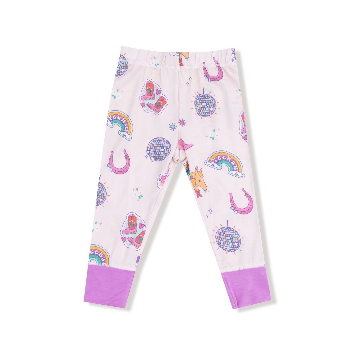 Long Sleeve Loungewear Set in our  Disco Cowgirl print from Angel Dear