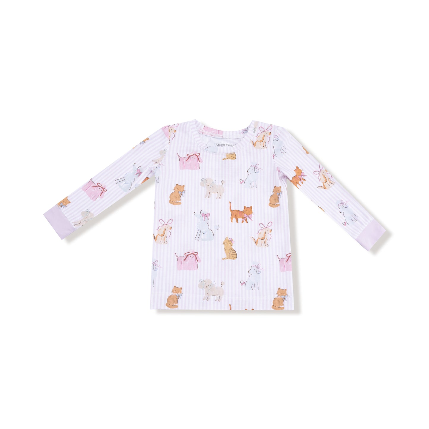 Long Sleeve Loungewear Set in our  Fancy Pets print from Angel Dear