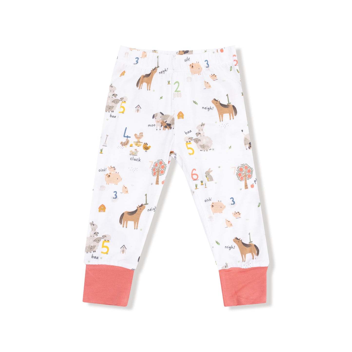 Long Sleeve Loungewear Set in our  Farm Sounds print from Angel Dear