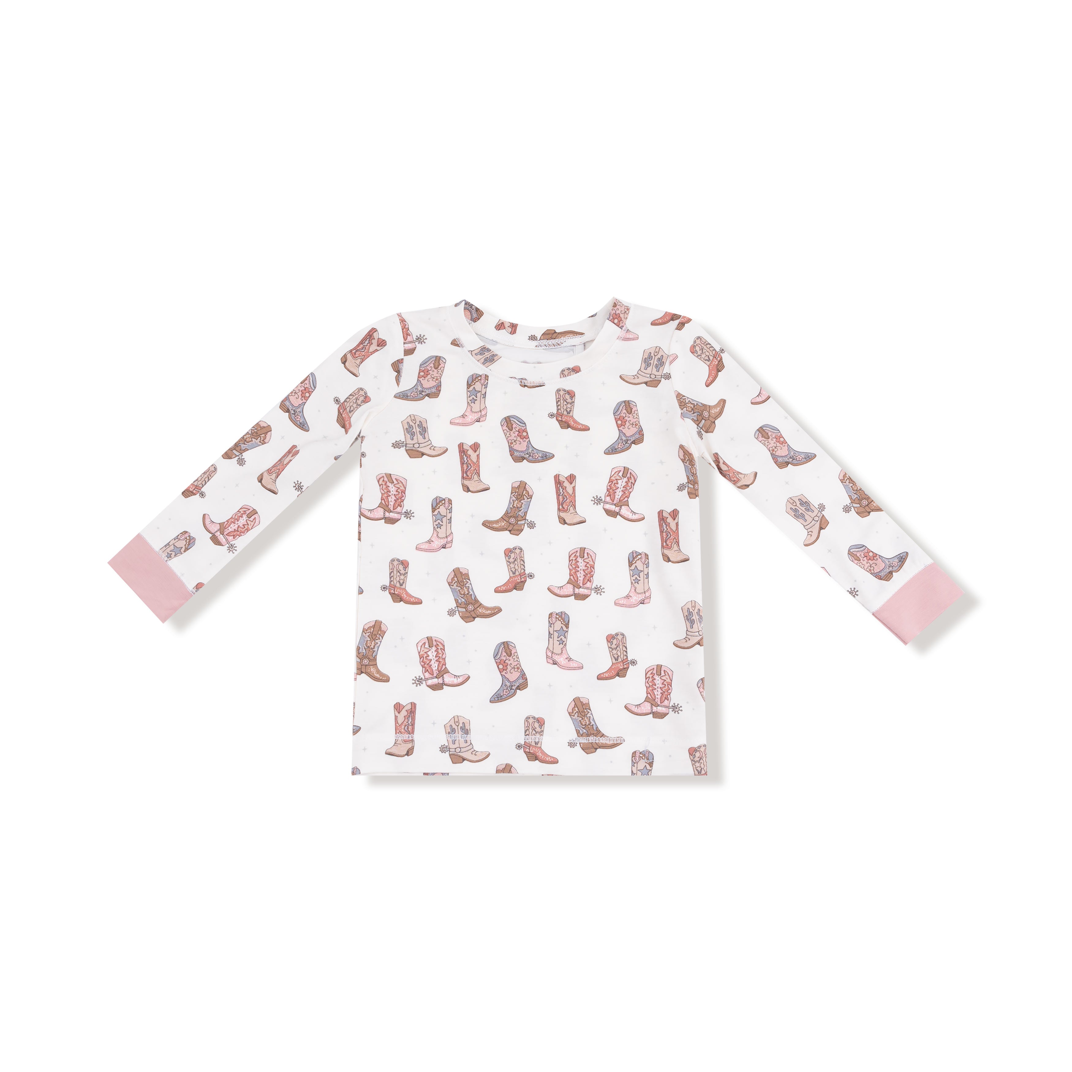 Long Sleeve Loungewear Set in our  Future Cowgirl print from Angel Dear