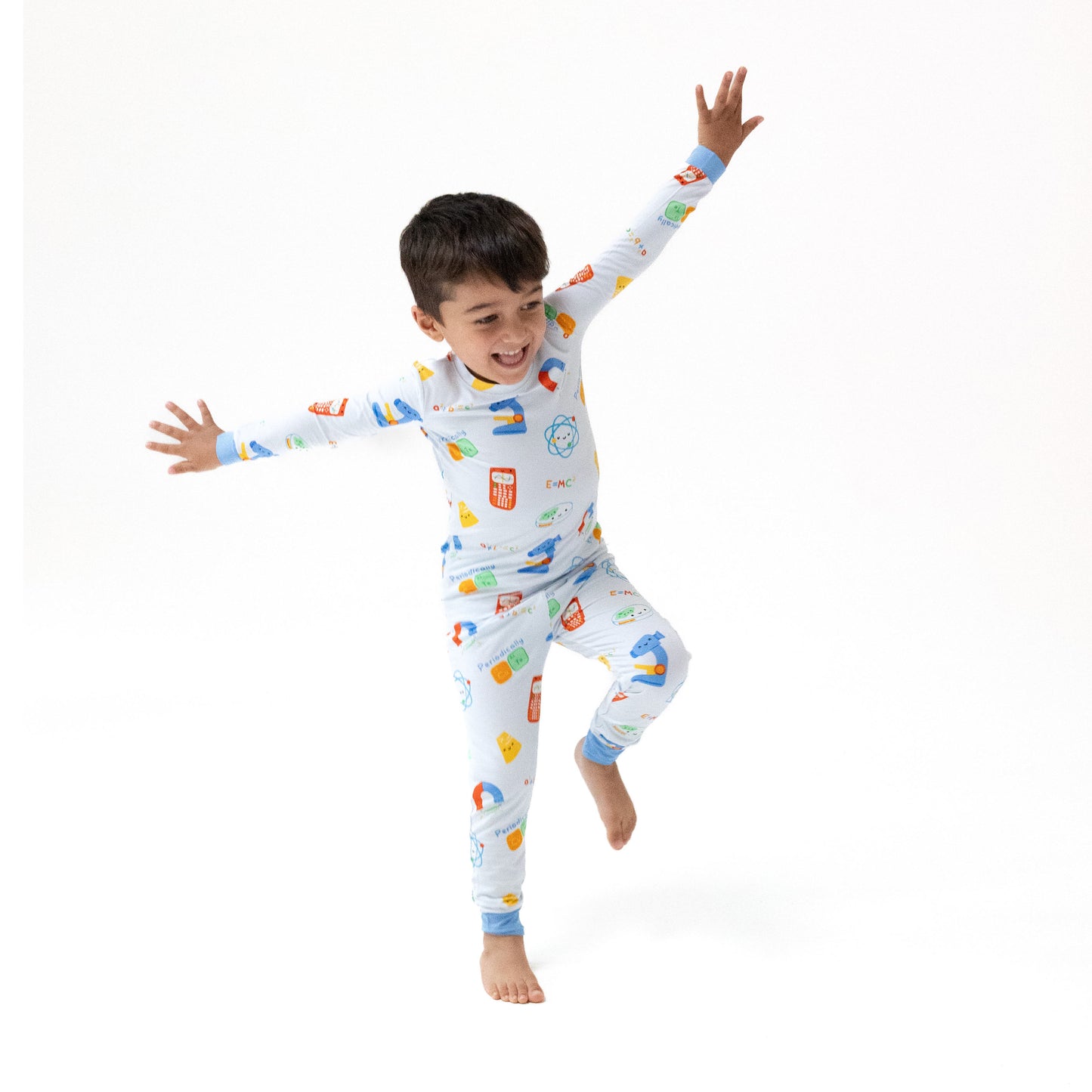 Long Sleeve Loungewear Set in our  Future Scientist - Blue print from Angel Dear