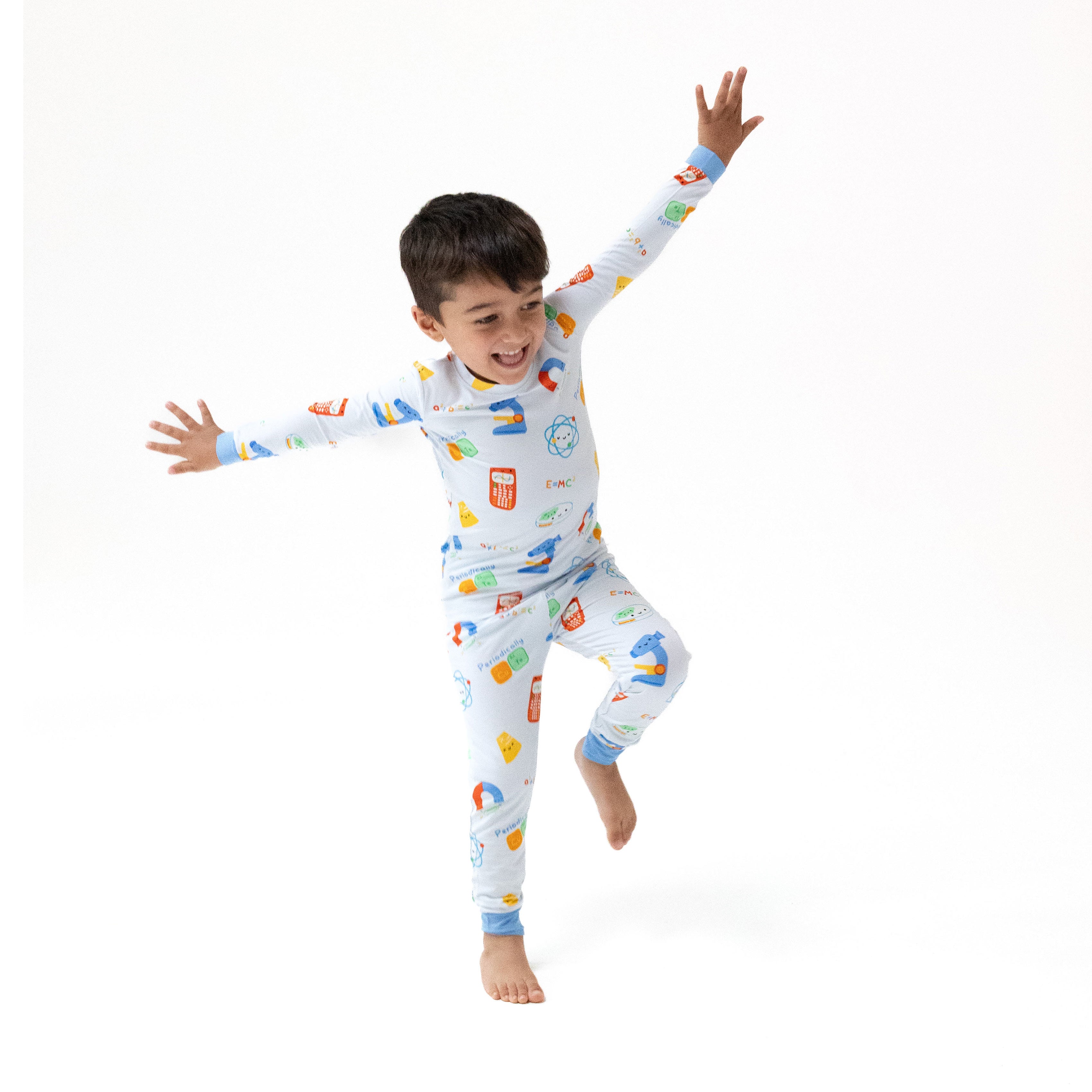 Long Sleeve Loungewear Set in our  Future Scientist - Blue print from Angel Dear